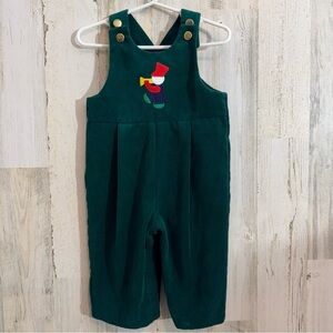 FLORENCE EISEMAN BABY HEIRLOOM GREEN JON JON 12M VINTAGE LUXE RARE